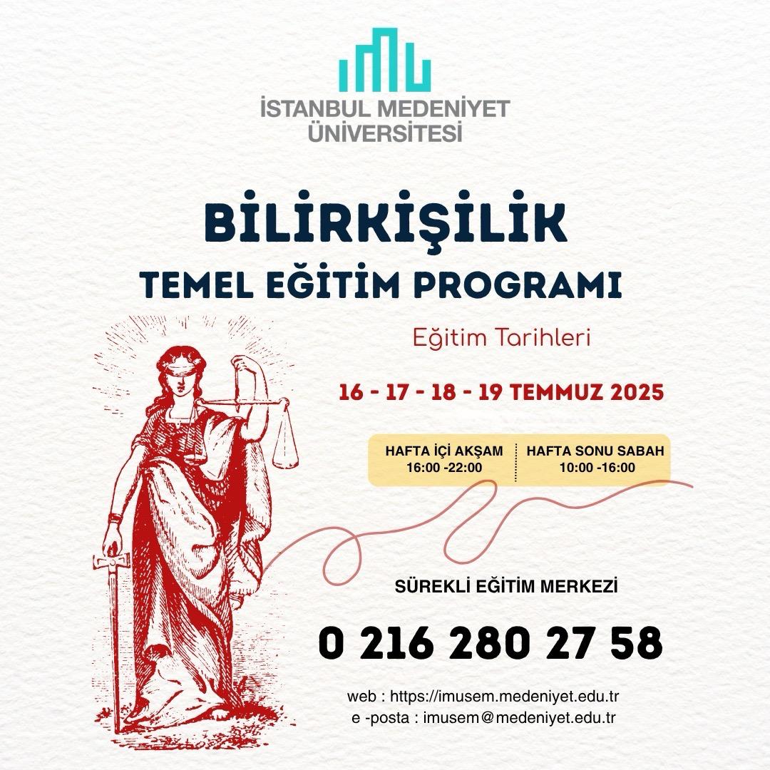BİLİRKİŞİLİK TEMEL EĞİTİM PROGRAMI